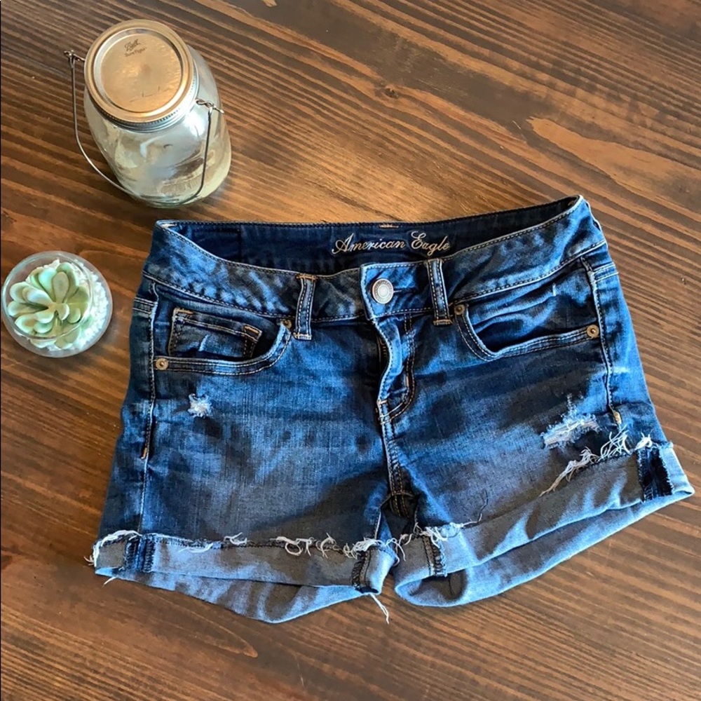 AE Super Stretch Jean Shorts